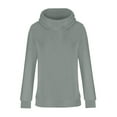 thumbnail image 6 of ClodeEU Womens Oversized Sweatshirts ,Long Sleeve Hoodies,Turtleneck Pullover , Tops Fall Fashion Outfits 2025 Clothes Gray,Womens Plus L, 6 of 6