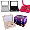 thumbnail image 2 of Joyero pequeño con doble hebilla de plata, joyero, caja para guardar joyas, aretes, anillos, caja para guardar joyas, caja para anillos, 2 of 6