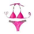 thumbnail image 2 of Conjunto de de mujer traje de baño de verano de cristal traje de baño M Colcomx Traje de bikini de mujer, 2 of 8