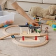 thumbnail image 2 of 1 Set Double-deck Train Platform Toy Early Educational Diy Plaything Train Track Platform Accessory, 2 of 5