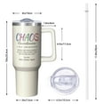thumbnail image 3 of 1pc Chaos Coordinator 40oz Tumbler with Straw & Handle - Insulated Stainless Steel Cup | Holiday Gift for Man Women (Christmas, Valentine's, Birthday), 3 of 5
