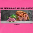 thumbnail image 3 of Disney Rapunzel - Me Picking Out My Kids Outfit; Unamused - Juniors Fitted Graphic T-Shirt, 3 of 5
