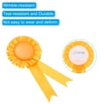 thumbnail image 4 of Uxcell Blank Award Ribbon, 18 Pcs Honorable Prize Recognition Ribbon, Yellow, 4 of 5