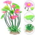thumbnail image 1 of SWETRACE Aquarium Lotus Decor Artificial Para Peces Y Para Acuario, 1 of 6