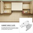 thumbnail image 2 of HEALEEP 20Pcs Cabinet Shelf Support Silver Steel for Kitchen Cabinet Users who need storage solutions, 2 of 8