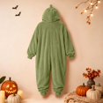 thumbnail image 6 of FAHXNVB Men's Hooded Onesie Pajamas Lightweight Fuzzy Fleece Zip Up Jumpsuit Long Sleeve Lounge One Piece Pjs with Pocket S-XXL, 6 of 7