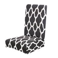 thumbnail image 2 of Neinkie Chair Covers for Dining Room - Stretch Chair Slipcovers for Decorative Seat Protector Armless Removable Washable Elastic Dinner Universal Spandex Solid Chair Slip Covers Set, 2 of 7