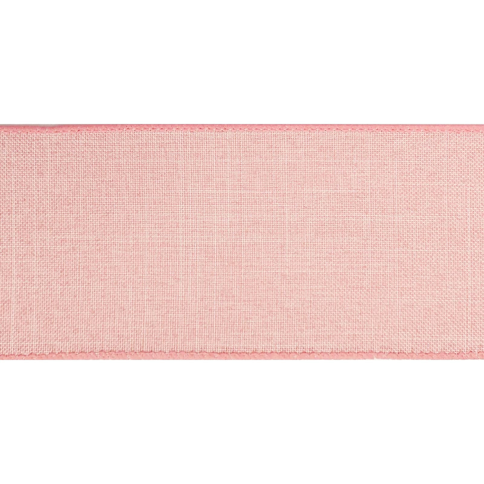 12 Pack: 2.5" x 25ft. Faux Linen Wired Ribbon by Celebrate It Decor