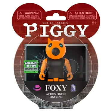 PIGGY Foxy Series 1 3.5" Action Figure (Includes DLC Items)