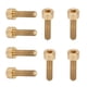 thumbnail image 3 of 50Pcs Cap Hex Socket Screw Copper Fastener Hardware Tools Industrial Supplies M4M4x15, 3 of 5