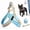 Blue-L, variant on Cat Harness Leash Set with Backpack, Escape Proof Adjustable Reflective Mesh Vest for Dogs Cats, Outdoor Walking Travel Safety Gear