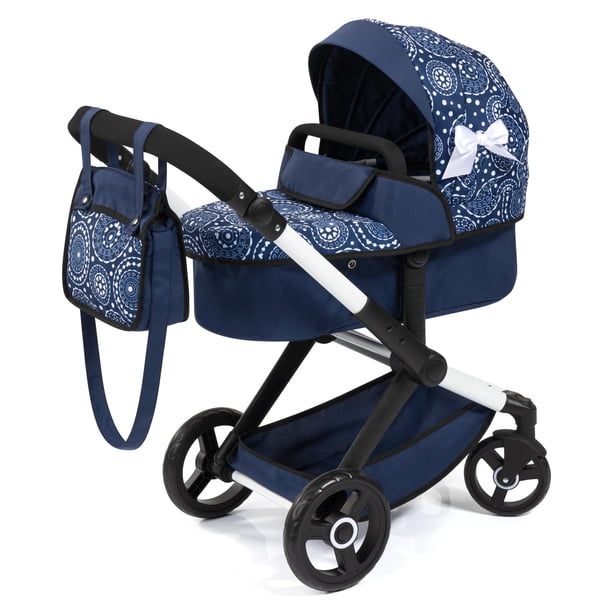 Cochecito para muñecas Bayer Xeo convertible y plegable con manillar ajustable