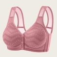 thumbnail image 2 of QASIEATN Wireless Daisy Bras for Women Fashion Solid Full Coverage Push Up Bralette Bras Women's Underwear, 2 of 8