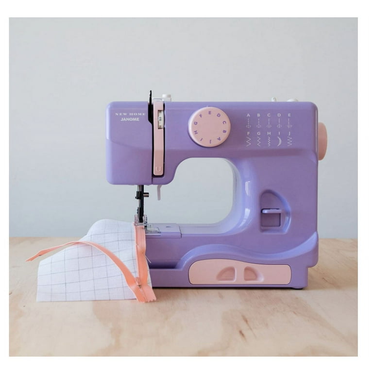 Janome Lady Lilac Basic Easy-to-use 10-stitch Free-arm Portable 5