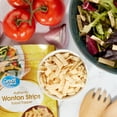thumbnail image 3 of (12 pack) Great Value Authentic Wonton Strips Salad Topping, 3.5 oz Resealable Bag, Salted, 3 of 7
