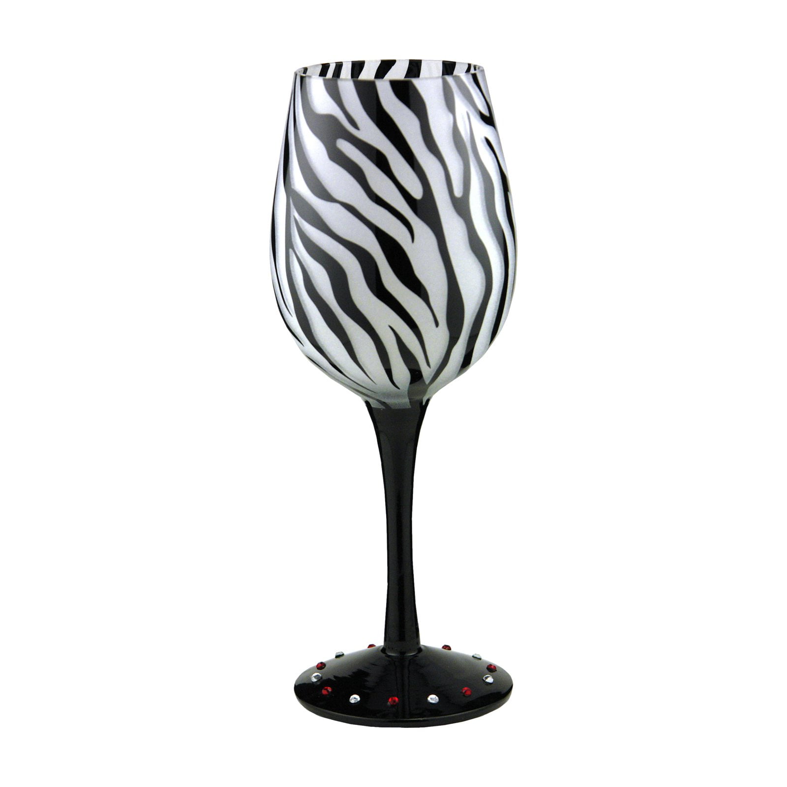 Gift Essentials 15 oz. Zebra Wine Glass