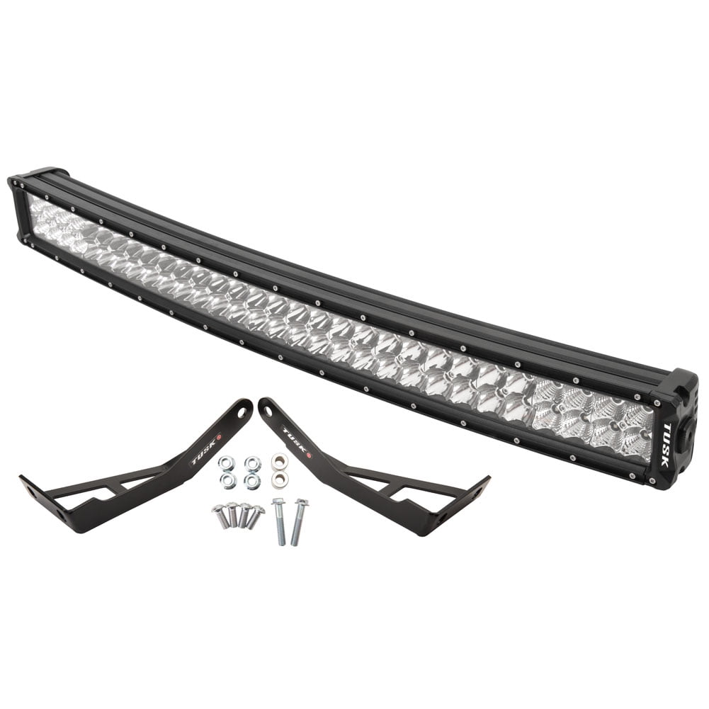 Tusk 30" Black Aluminum LED Light Bar Kit with Mounting Brackets