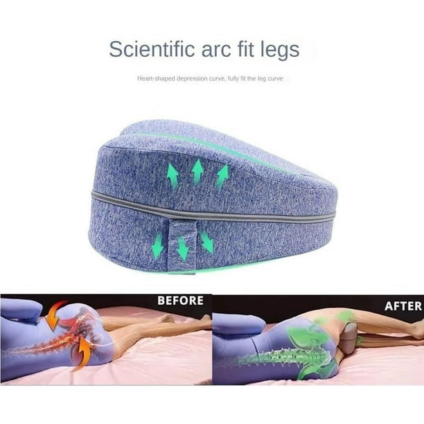 Smoothspine Alignment Pillow Relieve Hip Pain Sciatica Leg Alignment Pillow Smooth Spine Improved Leg Pillow for Sleeping Side Sleeper red Walmart