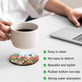 thumbnail image 3 of Spring Easter Coasters Set of 4, Absorbent Coasters for Drinks, Easter Eggs Cats Bunny Tulips Farmhouse Coaster for Desk Coffee Table Protection, Home Decor House Warming Gifts 4", 3 of 8