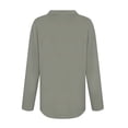 thumbnail image 4 of Lumtrix Women'S Polo Shirts Long Sleeve Collared T Shirt Golf Shirt Business Casual Tee Casual Tops Button Down Light Gray XL, 4 of 7