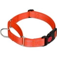 thumbnail image 1 of HAHDAXIA Martingale Collar for Dogs, Reflective Heavy Duty Dog Collar for Safety, Quick Release Buckle, Adjustable Nylon Collars for Medium Dogs Walking Training, Orange,M, 1 of 7