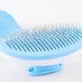 thumbnail image 6 of Professional Self-Cleaning Pet Deshedding Brush – Stainless Steel Pins, Rounded Tips & Non-Slip Grip (20cm), 6 of 8