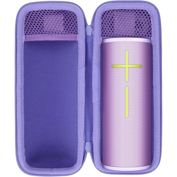 SDES-Storage Case Compatible with Ultimate Ears UE Boom 4 3 Portable Waterproof Bluetooth Speaker (Lilac Case)