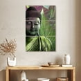 thumbnail image 2 of Elephant Stock Meditation Vegetation Wall Art - Vertical Multi Panel Canvas - Living Room Wall Decor - Wellness Multi Panel - Gray And Purple Decor By Fusion Idol Arts - 24" x 38", 2 of 8
