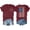 501_Wine, variant on MEICHEN 250th Anniversary USA Shirt for Women 1776 Patriotic American Flag V Neck T Shirt July 4th Graphic Tee Features: