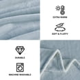 thumbnail image 6 of Gogreen Cozy Blanket Solid Blanket Throw Blanket - 300 GSM Fleece Blanket Throw Size Blanket for Home Decoration, Ultra Soft Blanket Microfiber Throw Blanket (Throw - 50" x 60"), 6 of 8