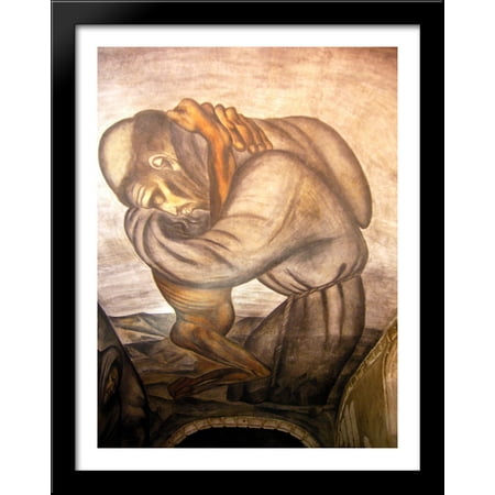 - The Franciscans 28x36 Large Black Wood Framed Print Art by Jose Clemente Orozco