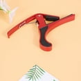 thumbnail image 3 of HAMPPLIES Capo for Ukulele Guitar Capo Metal Red for Guitar Players 1Pack, 3 of 8