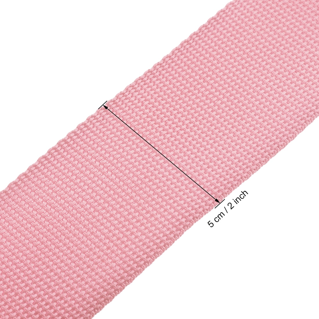 Unique Bargains Luggage Straps Suitcase Belts with Buckle Label PP Travel Bag Packing Pink