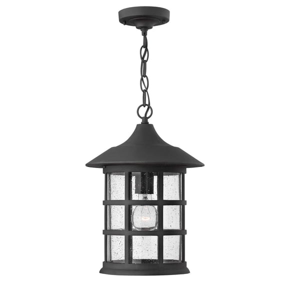 1802BK Hinkley Lighting Freeport - 14 Inch 11.5W LED Large Outdoor Hanging Lantern-Black Finish