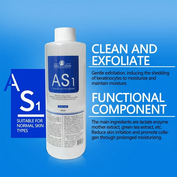 Qliuoazw Small Solution Small Beauty Instrument Blackhead Cleaning Export Water Replenishment Solution(400ml)
