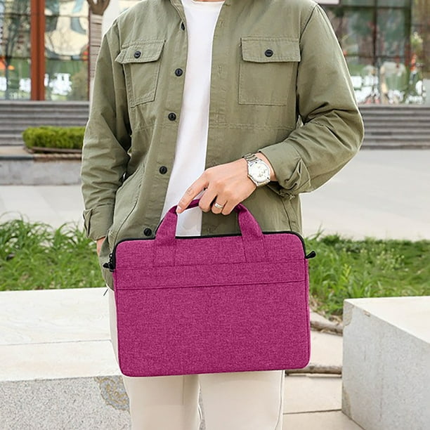Dvkptbk Laptop Case Travel Essentials Shoulder Strap Laptop Bag Men s and Women s Portable Shoulder Bag Inner Sleeve Bag 13.3 Inch Waterproof Fashion Tablet Bag Hot Pink on Clearance Walmart