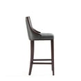 thumbnail image 6 of Manhattan Comfort Fifth 31.5" Faux Leather Barstool in Pebble (Set of 2), 6 of 10