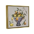 thumbnail image 3 of Stupell Industries Mixed Citrus Fruits Leaves Patterned Pottery Bowl Graphic Art Metallic Gold Floating Framed Canvas Print Wall Art, Design by Elizabeth Medley, 3 of 5
