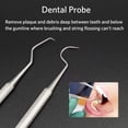 thumbnail image 2 of Herramientas dentales profesionales, Langsum herramientas de limpieza de dientes de acero inoxidable para dentista, uso personal, mascotas, kit de higiene dental con escalador dental, removedor de sar, 2 of 5