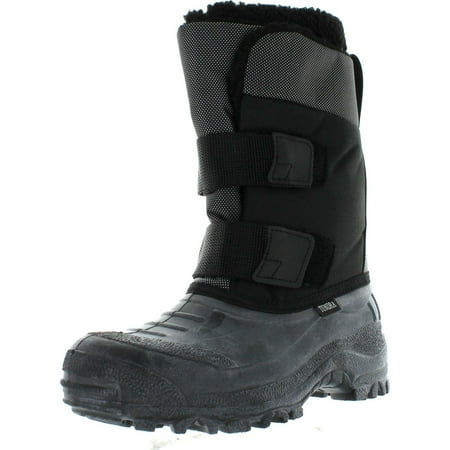 

Tundra Boys Plateau Tall Waterproof Snow Boots Black/Grey 12