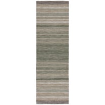 Better Homes & Gardens Green Striped Lisa Runner Rug, 2'6"x8'