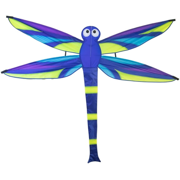 In the Breeze 3141 — Harmony Dragonfly Kite — Fun, Easy Flying Single-Line Kite for All Ages