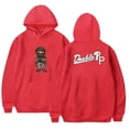 thumbnail image 3 of Sudadera con capucha Peso Pluma Sudadera con capucha con estampado de rapero, estilo hip hop, informal, estilo callejero, con estampado de osito de peluche, 3 of 5