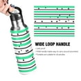 thumbnail image 2 of ALAZA Stripes Polka Dots Water Bottle Insulated Flask Stainless Steel Straw Lid 20 oz, 2 of 6