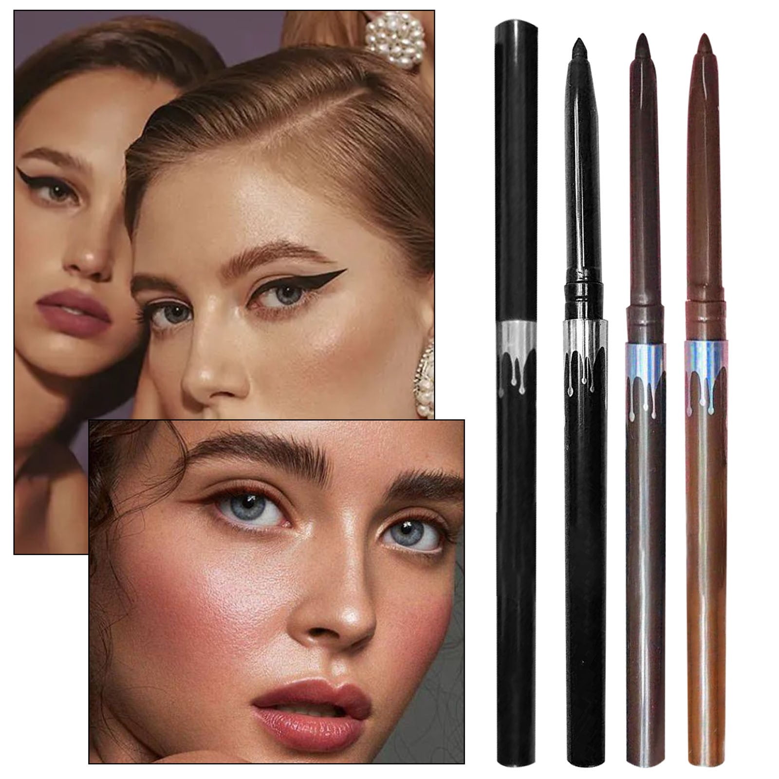 Nail Pencil ning Eyelid Tape for Hooded Eyes up Store Rice Paper Makeup Makeup Pencil Eyelid Makeup Makeup Cat Eye Makeup Stencil Better Back Milk Eye Pigment Ocean Liner Tech Light Eye