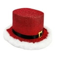 thumbnail image 3 of FVDPWYE Christmas Top Hat Comfortable Decor Elf Hat for Winter Cosplay Role Play Holiday Red, 3 of 9
