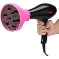 thumbnail image 4 of RV Difusor de secador de pelo de silicona soplador de pelo plegable herramienta de estilo de peluquería de salón profesional cubierta de campana universal, rosa brillar  Electrónica, 4 of 5