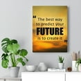 thumbnail image 2 of Inspirational Wall Art Future Is To Create It Motivational Print Ready to Hang Artwork Unframed, 2 of 8