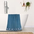 thumbnail image 5 of REGALWOVEN Bath Towels Set Pack of 2, Soft Highly Absorbent Bath Towels Quick Drying Towels for Body Blue-2 28' x 56', 5 of 8