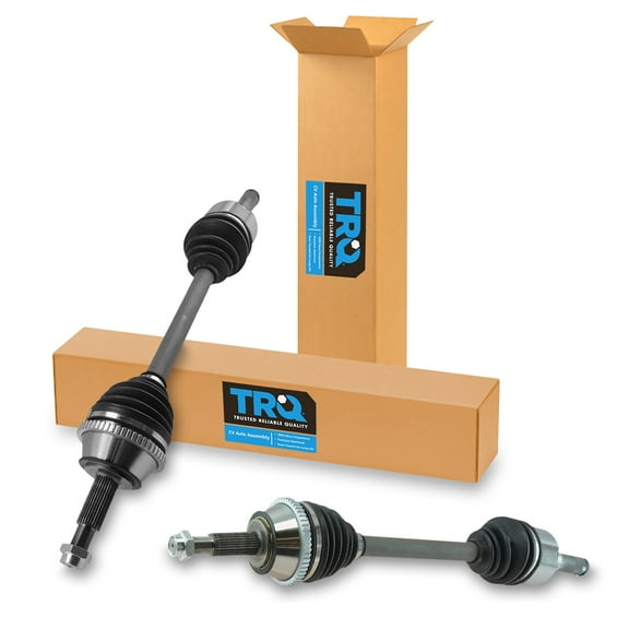 TRQ Complete Rear CV Axle Shaft Assemblies Pair Set 2pc for Explorer Mountaineer CSA82537